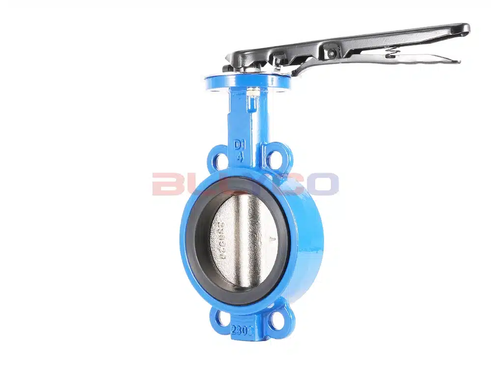 球墨铸铁手柄对夹蝶阀 D71X-16Q