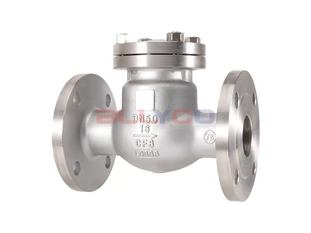 304不锈钢旋启式止回阀 H44W-16P