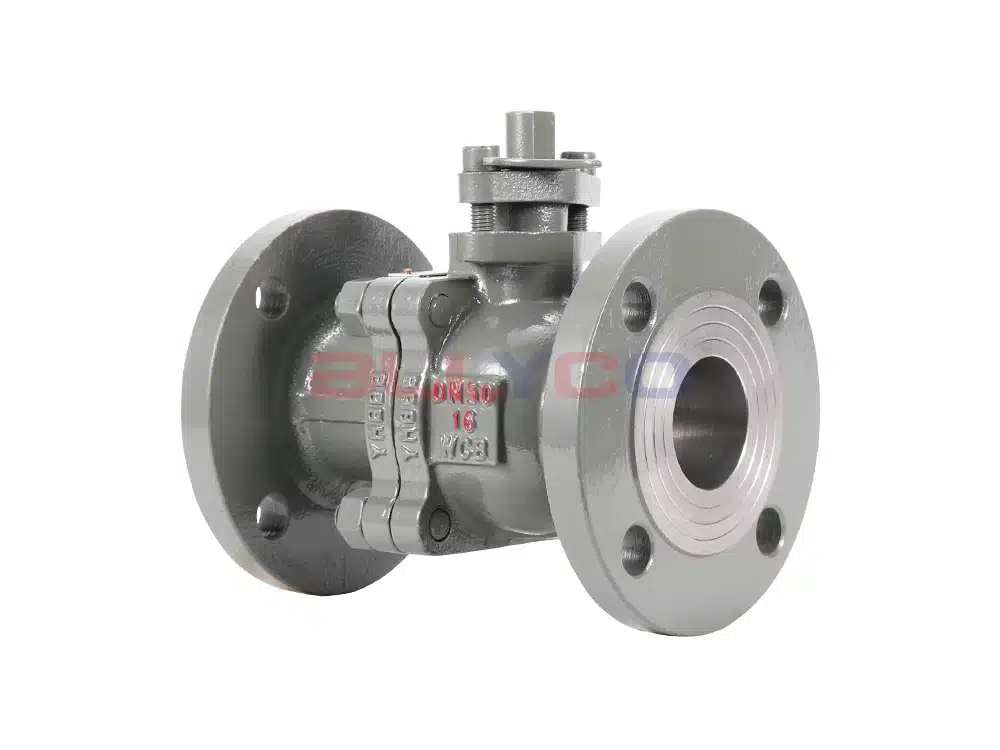 Válvula de esfera com flange de aço fundido Q41F-16C