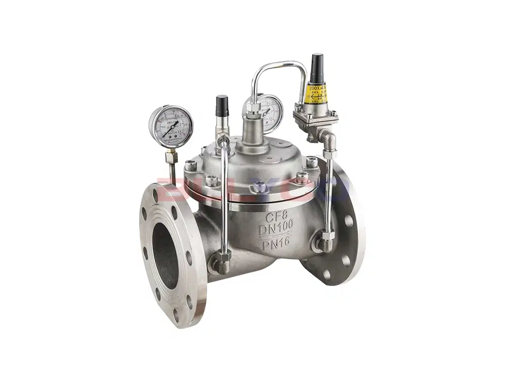 304不锈钢先导式减压阀 200X-16P