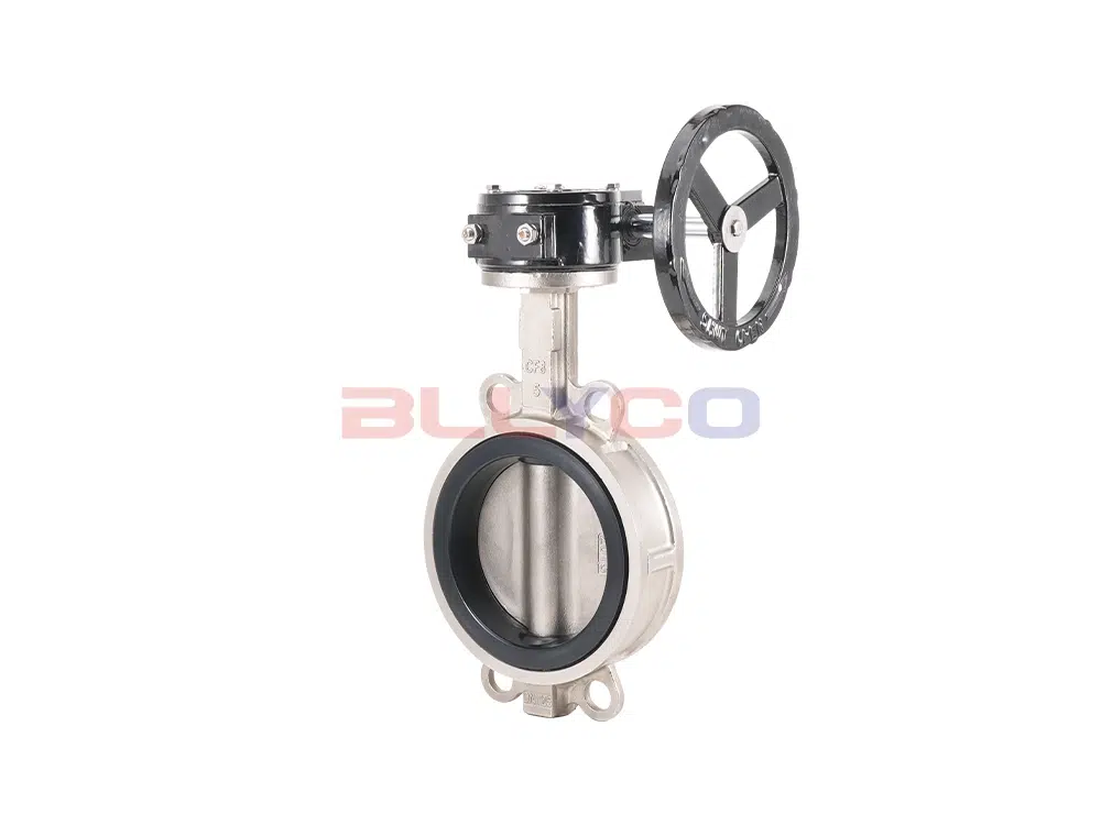 304不锈钢涡轮对夹蝶阀 D371X-16P