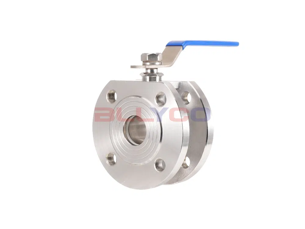 304不锈钢对夹式薄型球阀 Q71F-16P