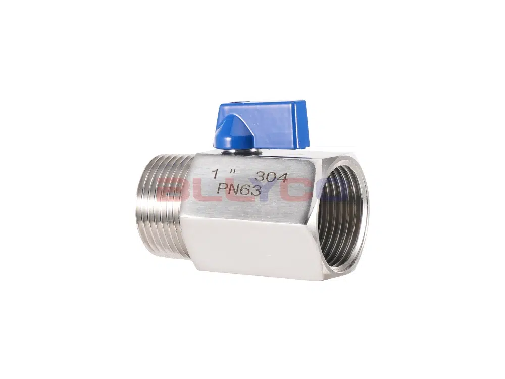 304不锈钢内外丝迷你球阀 Q31F-63P