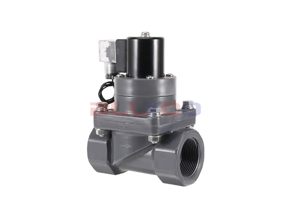 UPVC内螺纹防腐蚀电磁阀 ZCF系列