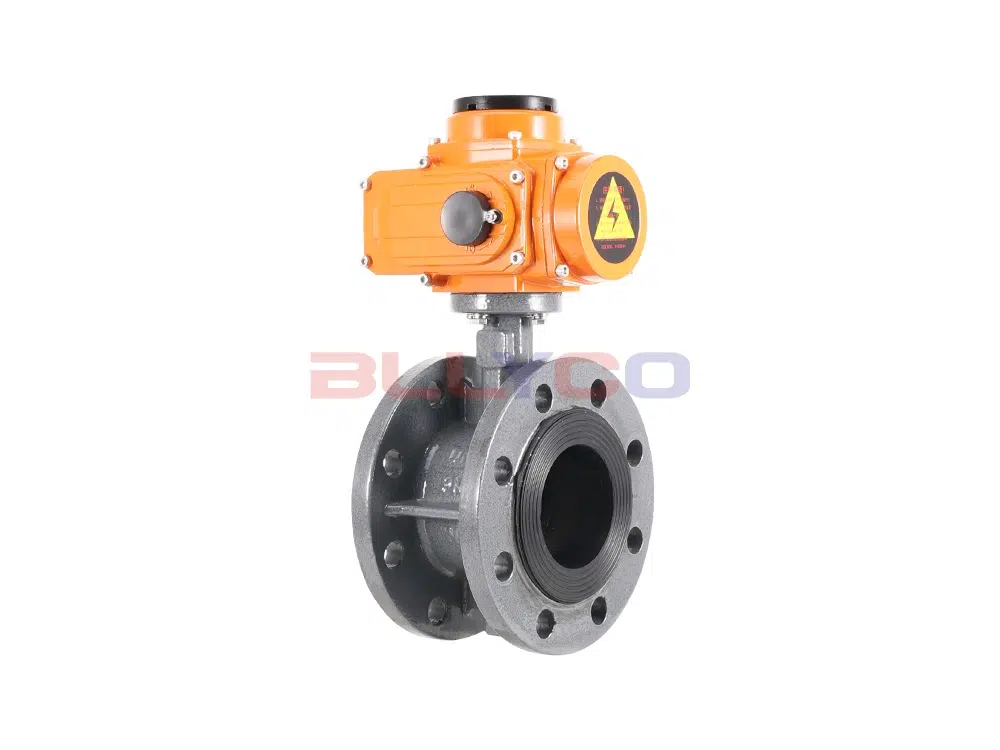 铸钢电动法兰蝶阀 D941X-16C