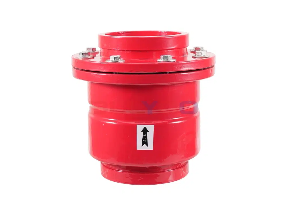 球墨铸铁沟槽式固定比例式减压阀 YB83X-16Q