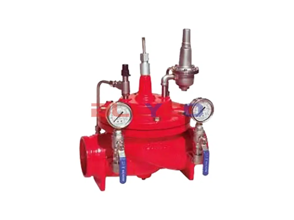 球墨铸铁沟槽流量控制阀 G400X-16Q