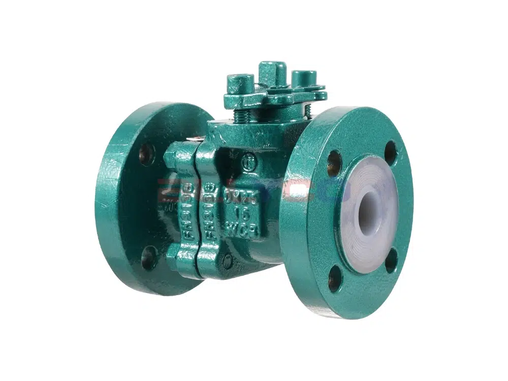 铸钢衬氟法兰球阀 Q41F46-16C