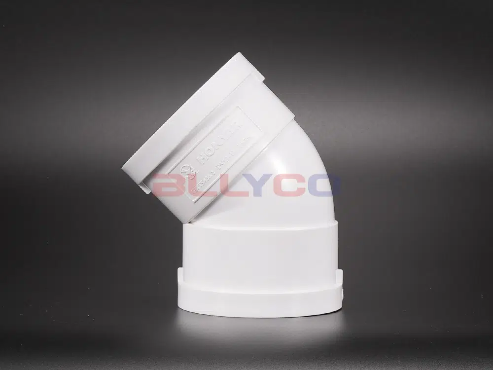 PVC-U排水管45°弯头