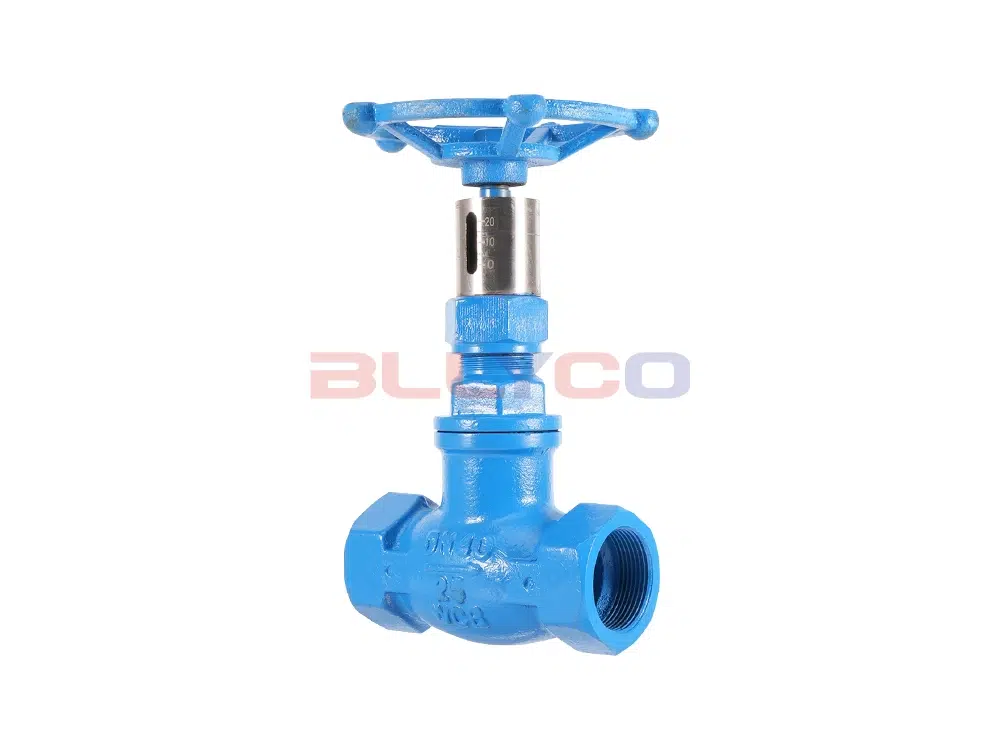 Válvula de control manual de acero fundido T10H-16C