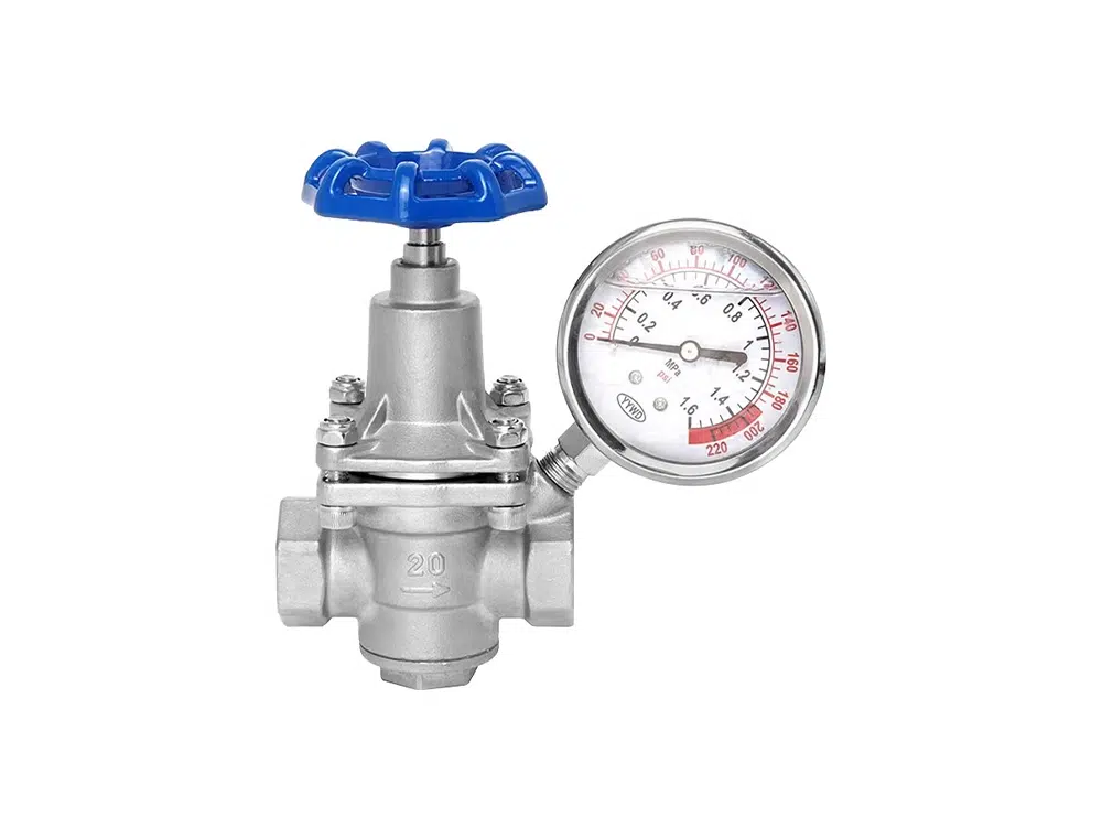 304不锈钢单表可调式减压阀 YZ11X-16P