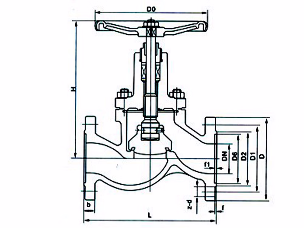 Cast Steel Natural Gas Flanged Globe Valve J41F-25C