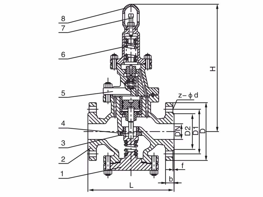 304 Stainless Steel Steam Pressure Reducing Valve Y43W-16P